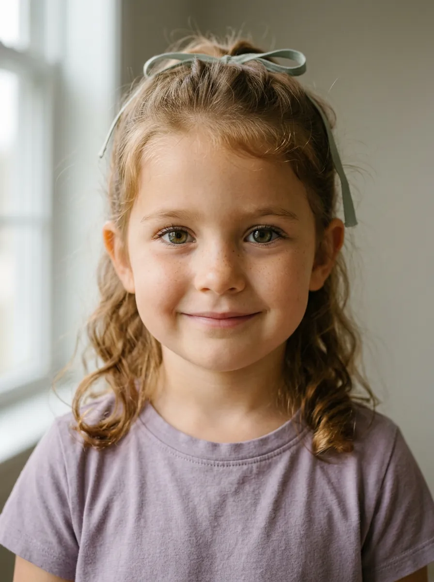 Everyday childhood photograph of Chloe uploaded to create personalized book